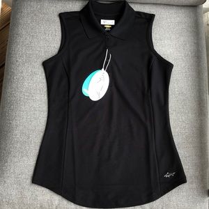 NWT! GREG NORMAN COLLECTION Play Dry Golf Sleeveless Polo